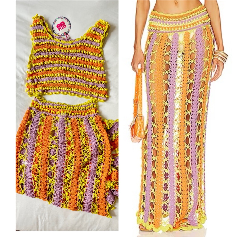 CELIAB Argento Skirt in Multi
